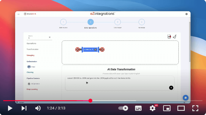 Watch how you can effortlessly convert raw EDI files, like the EDI 850 Purchase Order