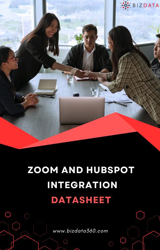 Zoom and HubSpot Integration Datasheet Cover