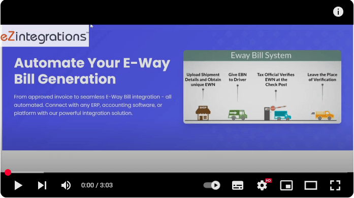 Automated E-Way Bill Generation from Approved Invoices