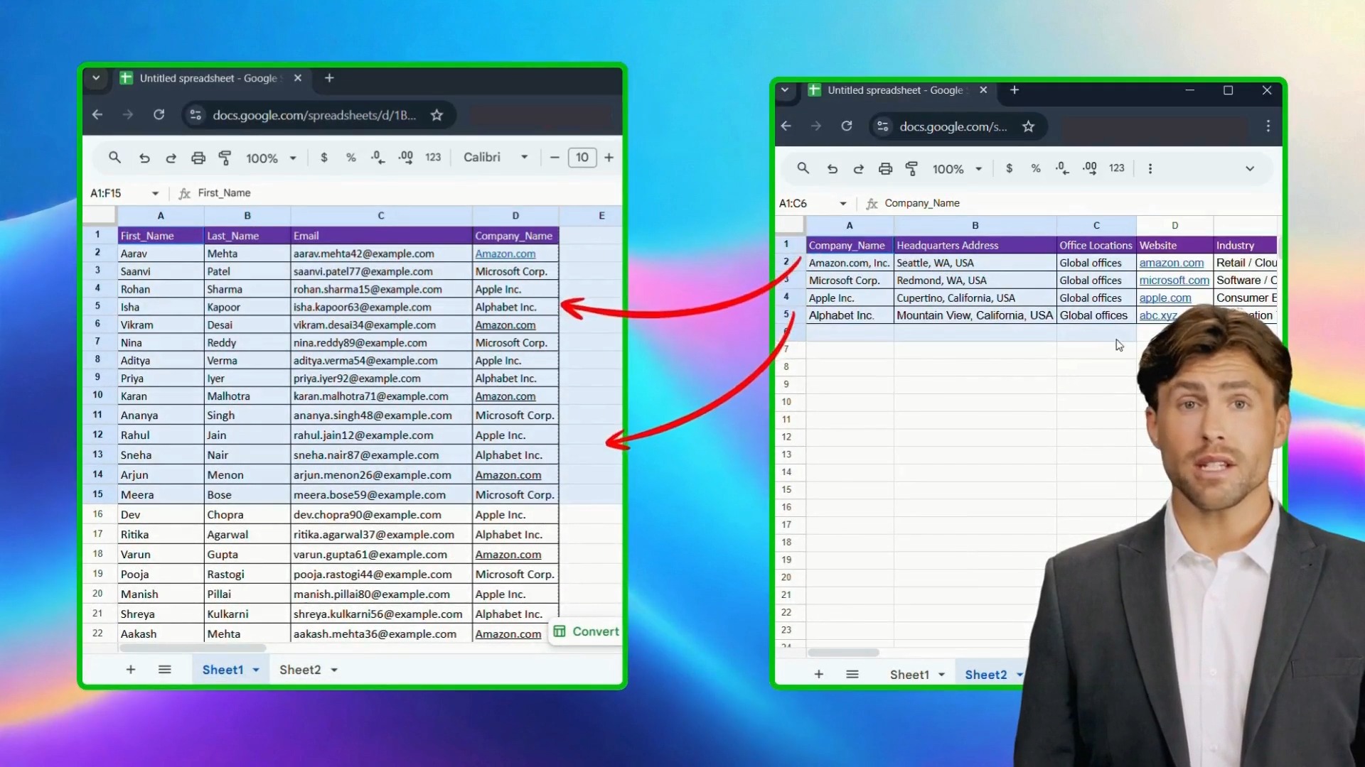 Lead Enrichment using two Different Data Source