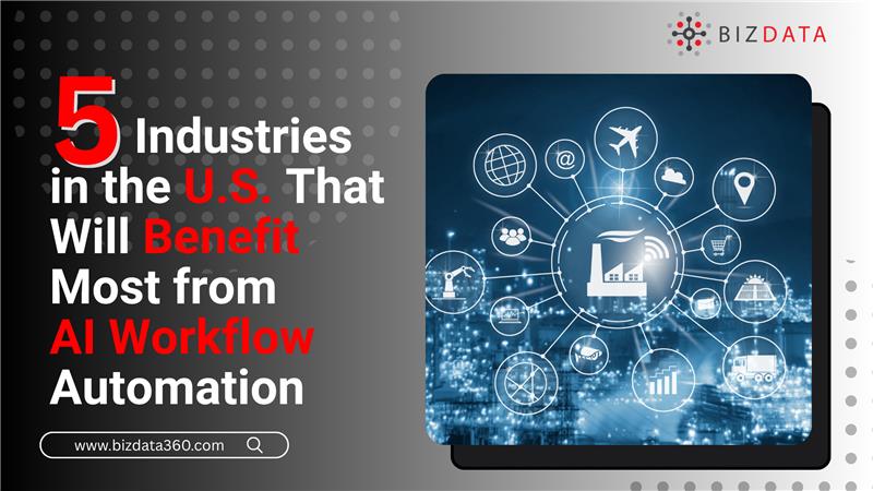 5 Industries in the U.S. That Will Benefit Most from AI Workflow Automation