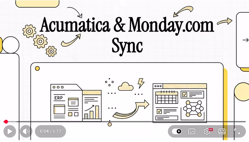 Why Integrate Acumatica with monday.com ERP to Project Management Automation Demo